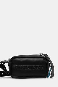 Кожаная сумка Patrizia Pepe, черный