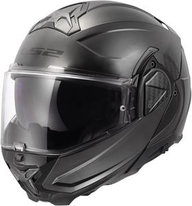 Мотоциклетный модульный шлем LS2 Helmets Advant II с солнцезащитным козырьком (глянцевый, джинсово-серый, размер X-Small), Gloss Jeans Gray