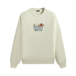 Толстовка Kith x Sesame Street Ernie Nelson Crewneck Chalk, кремовый