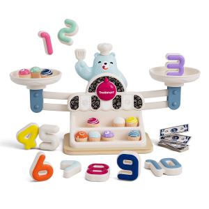 Развивающая игрушка Голодный мишка Тедди Весы Монтессори ToP BRIGHT