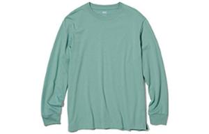 Футболка унисекс зеленая Uniqlo, изумрудно-зеленый