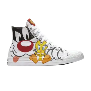Кроссовки Converse Looney Tunes x Chuck Taylor All Star Hi 'Sylvester & Tweety', белый
