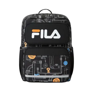 FILA KIDS Рюкзак Polyester Kids' Pitch Black/Snow Cyan Pink