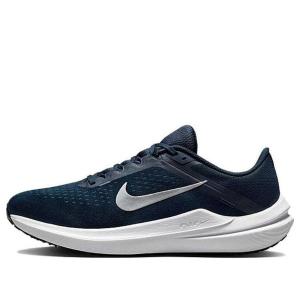 Кроссовки air zoom winflo 10 'college navy metallic silver' Nike, синий