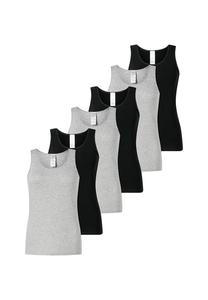 Майка/Топ 6 шт. в упаковке современный хлопок 95/5 Schiesser, мультиколор