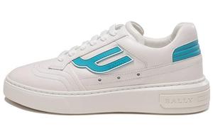 Низкие кеды Demmy BALLY, White Aqua Blue