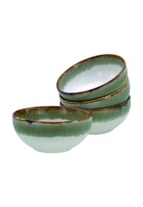 Набор мисок Creatable Cascade Buddha, 4 штуки, зеленый / белый