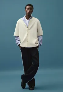 Рубашка с коротким рукавом свободного кроя с принтом Bershka, Beige