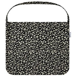 Emis Кожаная сумка через плечо унисекс черная, Black