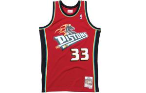 Майка Mitchell & Ness Grant Hill Nba Detroit Pistons 1999 Swingman Mitchell Ness, красный