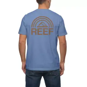 Мужская футболка с принтом Элиаса Reef, цвет steel blue