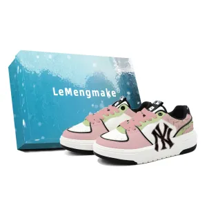 MLB Кроссовки для скейтбординга Chunky Liner, устойчивые к истиранию, розовые, унисекс