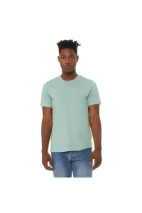 Однотонная футболка Triblend с круглым вырезом и короткими рукавами Bella + Canvas, синий