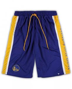 Мужские шорты Royal Golden State Warriors Big and Tall Referee Iconic Mesh Fanatics