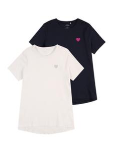 Рубашка NAME IT NKFVioline, темно-синий/белый