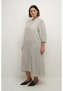 Платье для дневного отдыха sidese Kaffe Curve, Turtledove Black Stripe