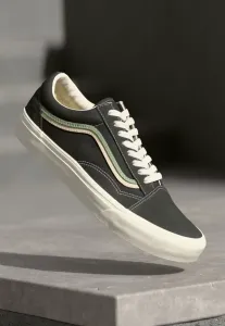 Классические скейтбордистские кроссовки унисекс Vans, Faded Black/Neutral Olive