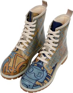 Женские высокие ботинки DOGO - веганская кожа и уникальный дизайн, зимние женские ботинки, удобные и стильные, Robo Shibuya