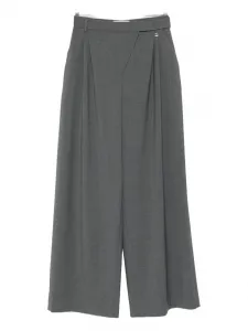 Широкие брюки со складками Giuseppe Di Morabito, серый