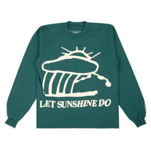 Футболка с длинными рукавами Бирюзовый Let Sunshine Do Блошиный рынок кактусов