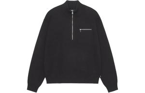 Джемпер Stüssy с полумолнией и воротником-стойкой Stussy, слоновая кость