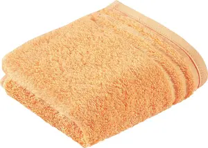 Мыльница Vossen "Vienna Style Supersoft", (3 шт.), мочалки в наборе, супермягкий хлопок 30х30 см (3 шт.), цвет apricot