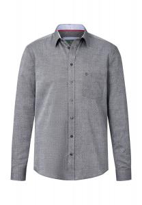 Жаккардовая рубашка EARL GEORGE Charles Colby, темно-серый