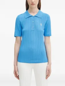 Рубашка поло в рубчик Sporty & Rich, синий