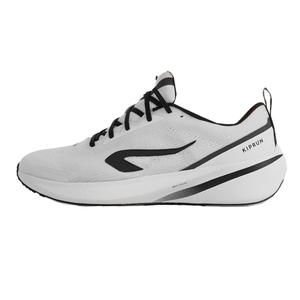 Кроссовки для бега Cushion 500 Cushioning Low Top, мужские, снег, карбоново-серые DECATHLON, Snow/Carbon Gray