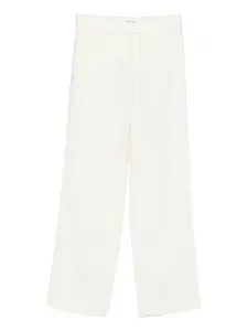 Брюки с декоративной строчкой Alaïa, белый