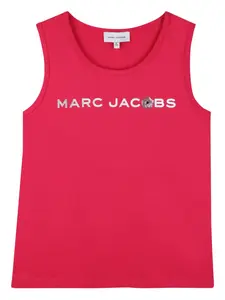 Топ с пайетками Marc Jacobs Kids, красный