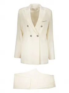 Костюм со стразами Fabiana Filippi, белый