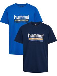Рубашка Hummel Tukas, цвет Blue/Navy