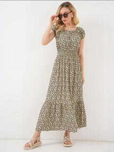 Летнее платье Bigdart, оливковый