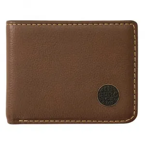 Кошелек Rip Curl с логотипом для гидрокостюма и RFID-защитой на весь день, коричневый