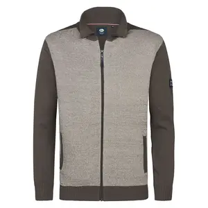 Свитер Petrol Industries M-3050-KWC253 full zip, серый