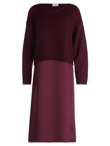 Миди платье robe légère, Dark red