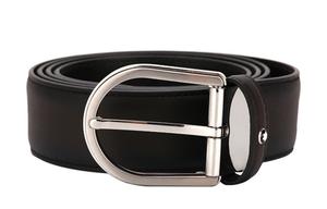 MONTBLANC Реверсивный кожаный ремень, Black