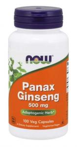 Now Foods, Panax Ginseng, женьшень 500 М
