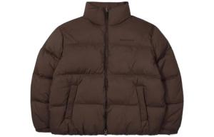 Пуховик унисекс темно-коричневый Fila