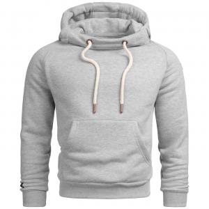 Толстовка Alessandro Salvarini Hoodie AS 291, светло-серый