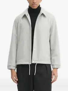 Куртка с застежкой на пуговицы и шнурком HUGO, серый