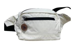 Сумка через плечо из ткани, поясная сумка, слинг-бэг унисекс белый New Balance