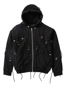 Худи String Theory Who Decides War, черный