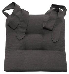 Подушка для стула Bonvionn Jule mit Schleifenband, антрацит