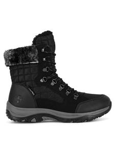 Ботинки женские Rieker высокие утепленные, черный