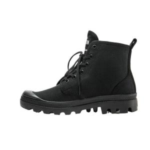 Холщовые кеды унисекс с высоким берцем черного цвета Palladium