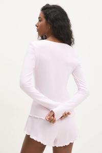 Хлопковая пижама Answear.Lab, розовый