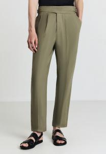 Элегантные брюки TINTA UNITA CON FIBBIA Calliope, светло-зеленый