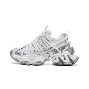 Кроссовки женские толстые низкие Cherykally, темно-серый